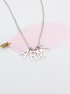 Jimin BTS Necklace with ARMY Pendant
