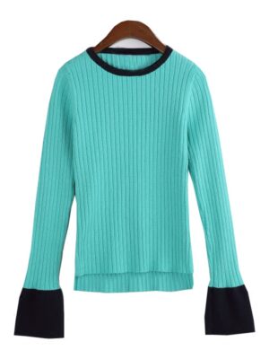Nam Hong Joo Fashion – Turquoise Sweater