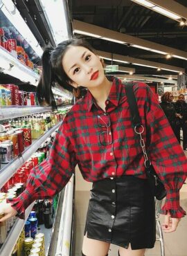 Red Plaid Shirt | Jung Hee Joo - Memories of the Alhambra