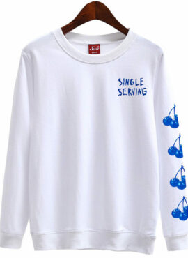 White Single Serving Sweatshirt | Wendy - Red Velvet