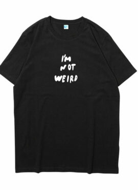 Black I'm Not Weird T-Shirt | Mina - Twice