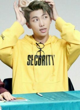 Yellow Security Hoodie | RM - BTS