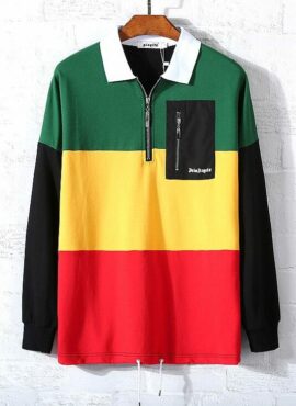 Multicolored Polo Shirt | Jungkook - BTS