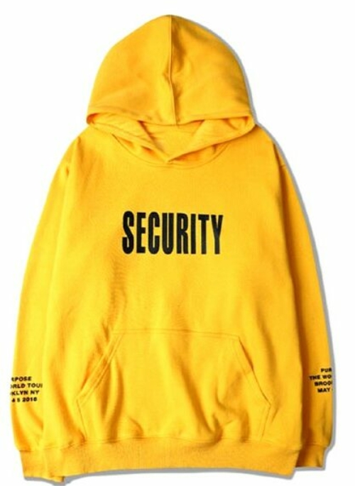 Yellow Security Hoodie | RM - BTS