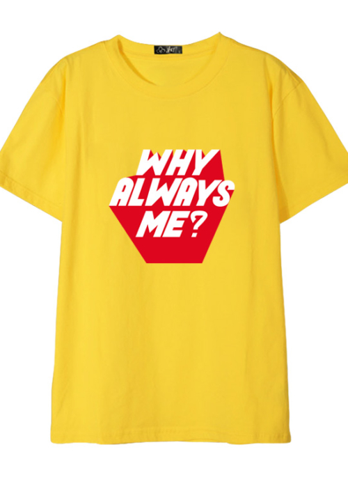 Yellow ‘Why Always Me’ T-Shirt | Suho – EXO