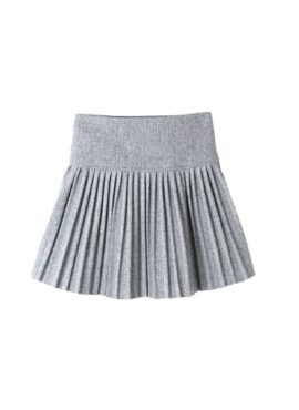 Grey Pleated Skirt | IU