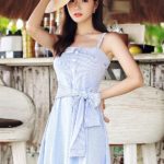 Cute Blue Dress | Rose - BlackPink