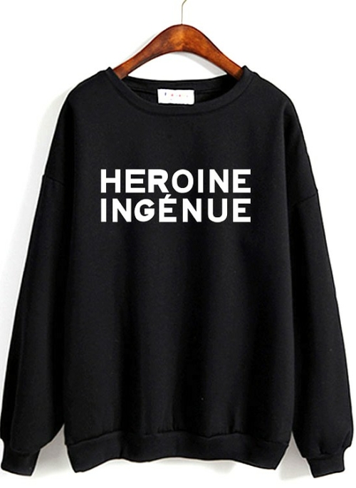 Black Heroine Ingenue Sweatshirt | Ji Eun-Tak – Goblin