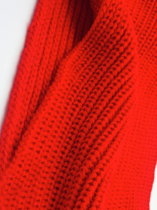 Red Wool Scarf | Ji Eun-Tak - Goblin | K-Fashion at Fashionchingu