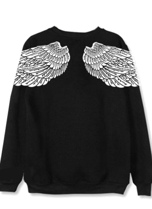 Black Back Wings Sweatshirt | Taehyung – BTS