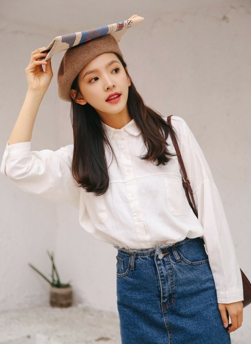 White Student Shirt | Hong Seol – Cheese in the Trap