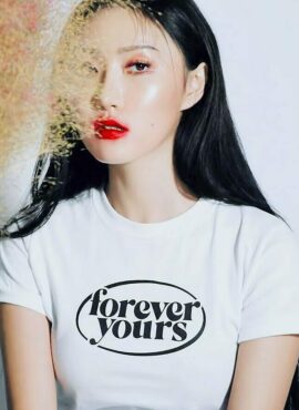 White Forever Yours T-Shirt | Hwasa - Mamamoo