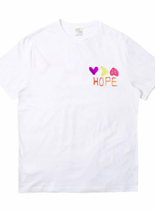 White J-Hope Own Design Graffiti T-Shirt | J-Hope - BTS