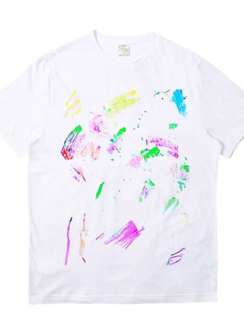 White Suga Own Design Graffiti T-Shirt | Suga - BTS