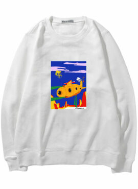 White Submarine Sweatshirt | Doyoung – NCT