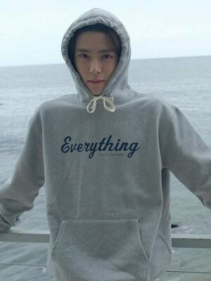 Grey “Everything” Hoodie | Jaehyun – NCT