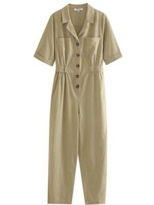 Yuna Collared buttons Jumpsuit (1)