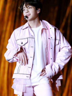Pink Denim Jacket | Jungkook – BTS