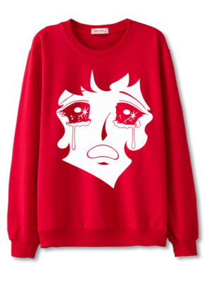 Jisoo Crying Anime Sweater (1)