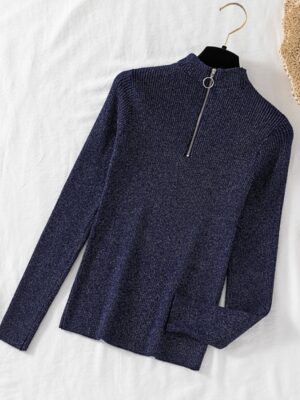 Jihyo Slim Fit Zip Up Sweatshirt (9)