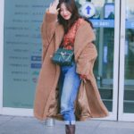 Brown Teddy Bear Coat | Hyuna