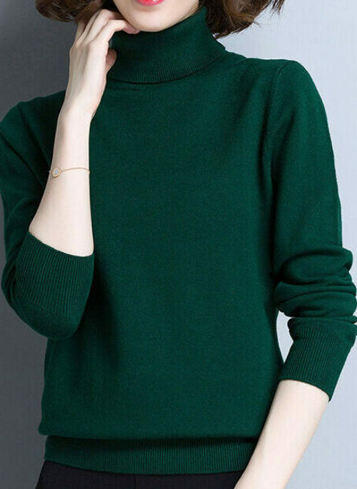 Green Classic Full Turtle Neck Sweater | Jimin – BTS