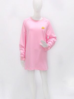 Lisa – Blackpink Pink Round Neck Pullover (9)