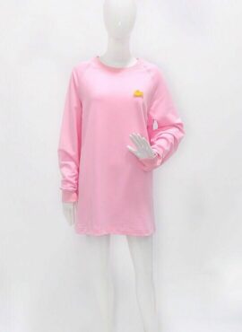 Pink Round Neck Pullover Sweatshirt  | Lisa - Blackpink