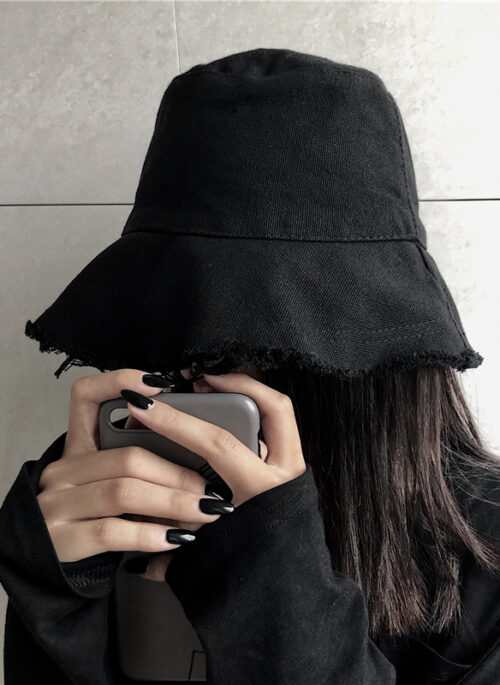 Black Fisherman Hat | IU