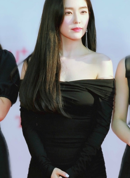 Black Cross Front Off-Shoulder Dress  | Irene – Red Velvet