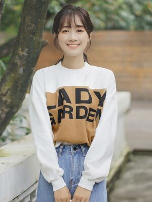 White Lady Garden Sweater