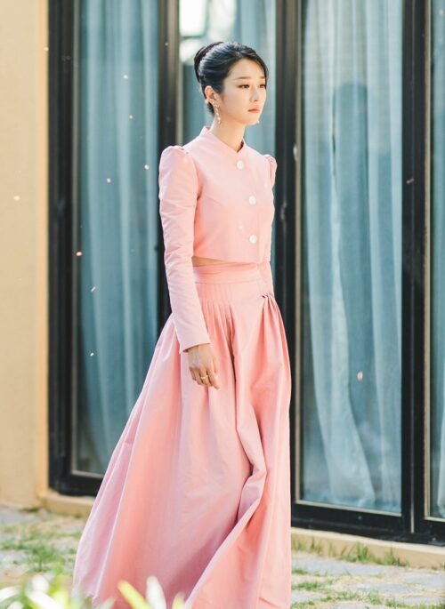 Pink Long Skirt  | Ko Moon‑Young – It’s Okay Not To Be Okay