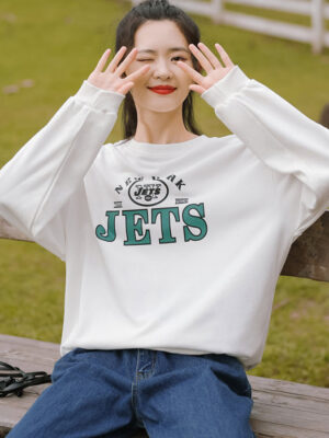 White Jets Casual Sweater