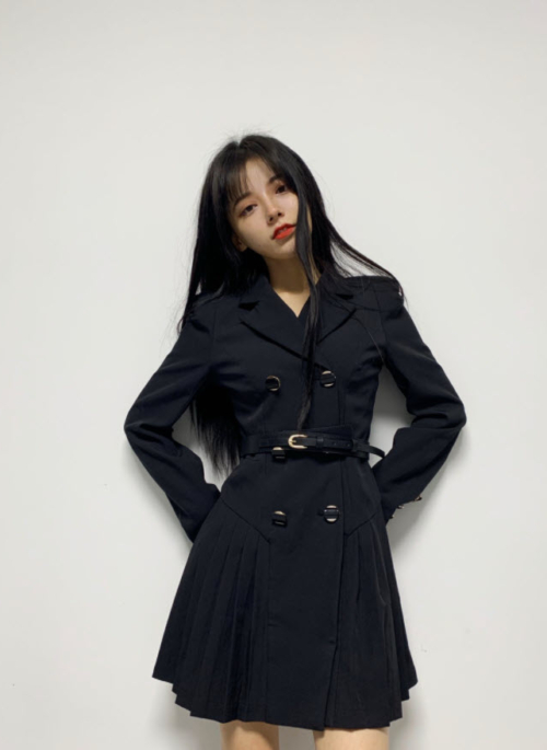 Black Suit Dress | Ko Moon‑Young – It’s Okay Not To Be Okay