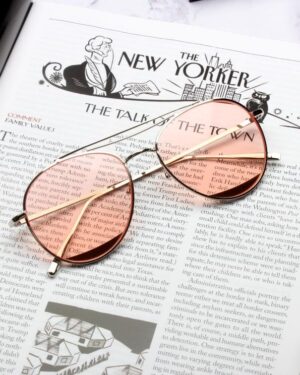 Pink Tinted Aviator Glasses | Shim Cheong - The Legend Of The Blue Sea