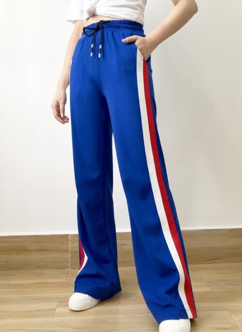 Blue Track Pants With Stripes | Sa Hye-Jun – Record Of Youth