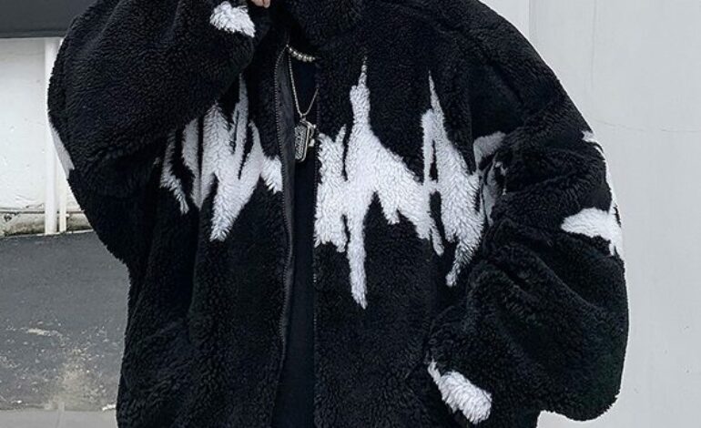 Black Fleece Jacket | Jisung – Stray Kids