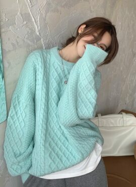 Mint Green Sweater | Shownu - MONSTA X