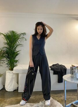 Black Suit Vest | Jennie - BlackPink