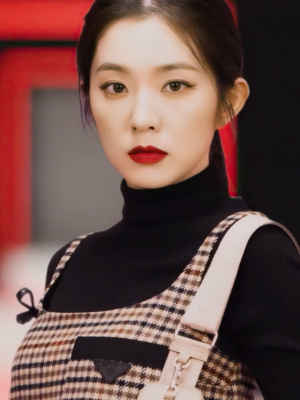 Brown Checkered Suspender Dress | Irene – Red Velvet