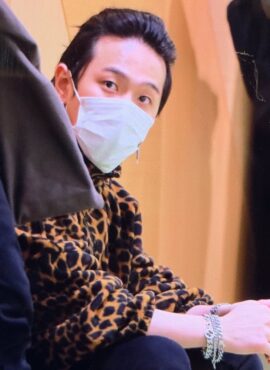 Brown Stand-Up Collar Leopard Jacket | Donghyuk - iKON