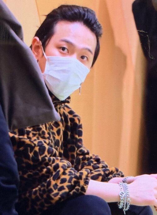 Brown Stand-Up Collar Leopard Jacket | Donghyuk – iKON