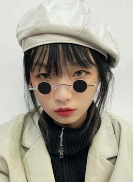 Black Small Round Sunglasses | J-Hope - BTS