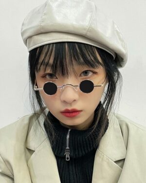 Black Small Round Sunglasses | J-Hope - BTS