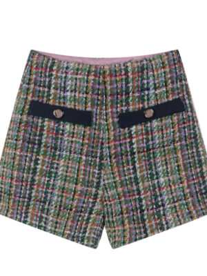 Multicolor Tweed Suit Shorts – Momo (2)