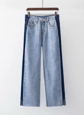 Blue Side Line Denim Jeans | Ryujin - ITZY
