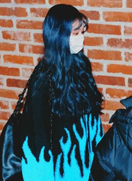 Blue Flame Sweater | Karina – Aespa