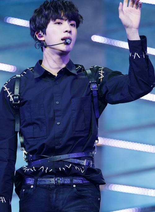 Black Suspender Criss Cross Waist Harness | Jin – BTS