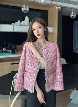 Pink Tweed Jacket | Hyuna