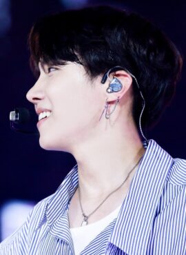 Silver Double Clip-On Chain Earring | J-Hope - BTS